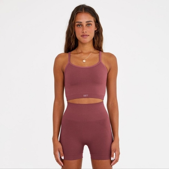 SET Active Pants - Set Active Sculptflex Seamless High Waist Bike Short sz Small